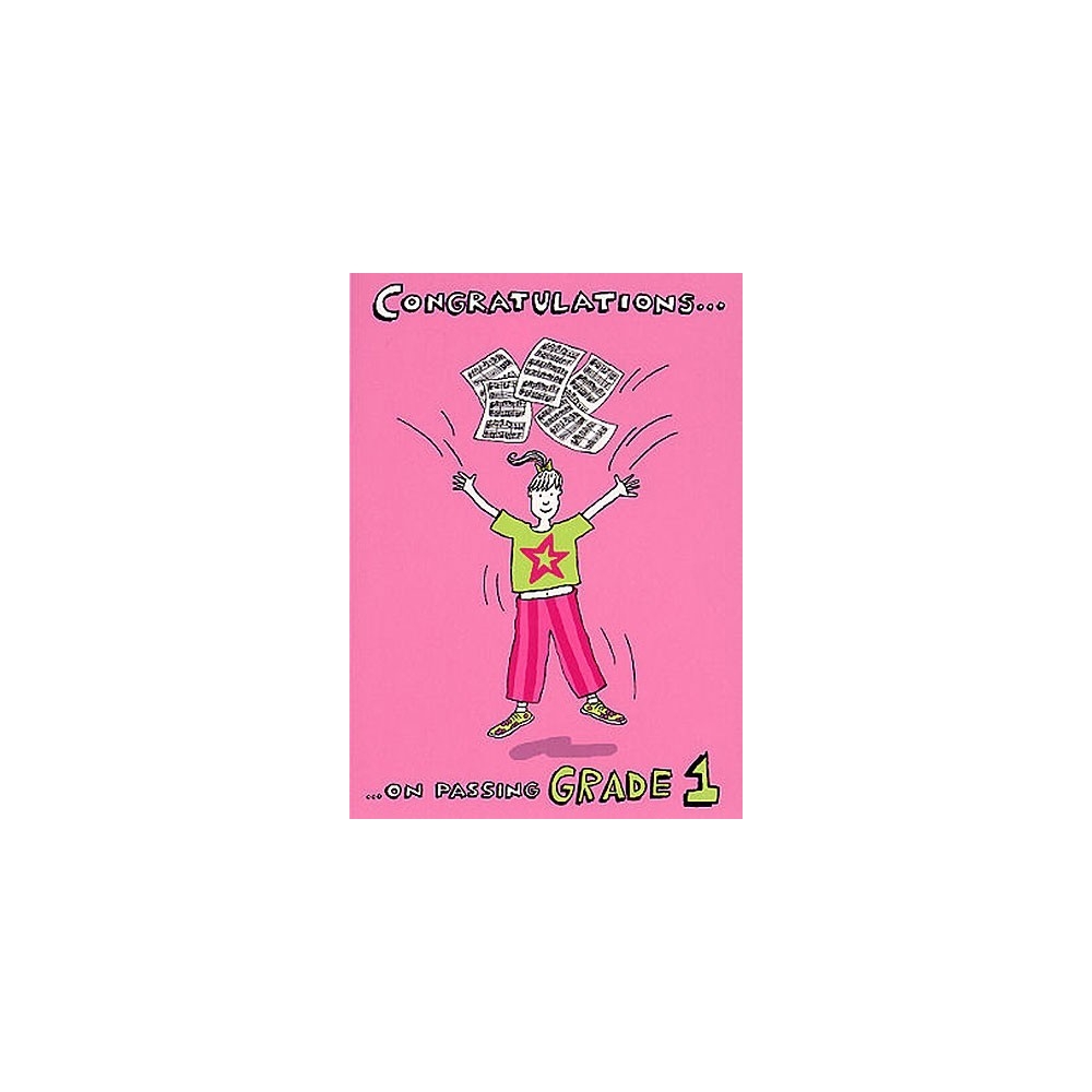 Music Gallery: Congratulations Card-Grade 1 (Girl)