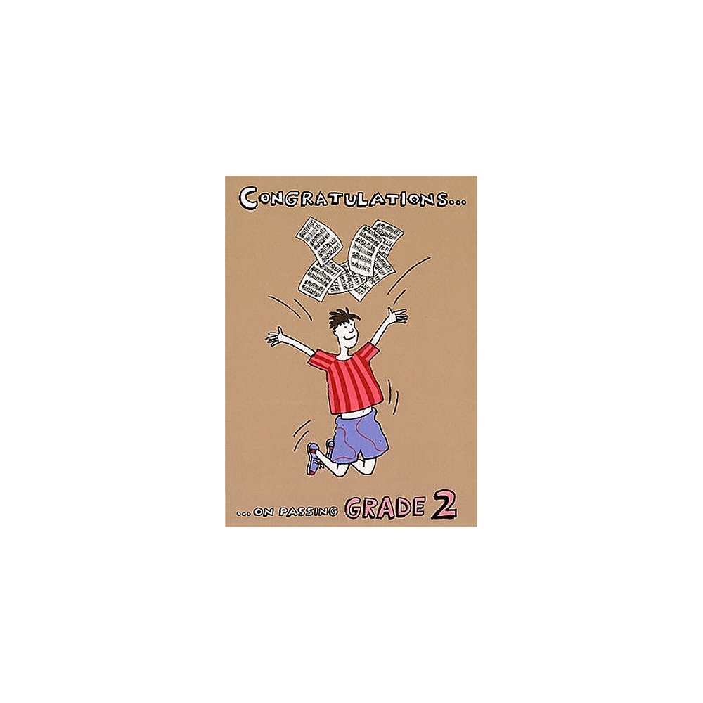 Music Gallery: Congratulations Card-Grade 2 (Boy)