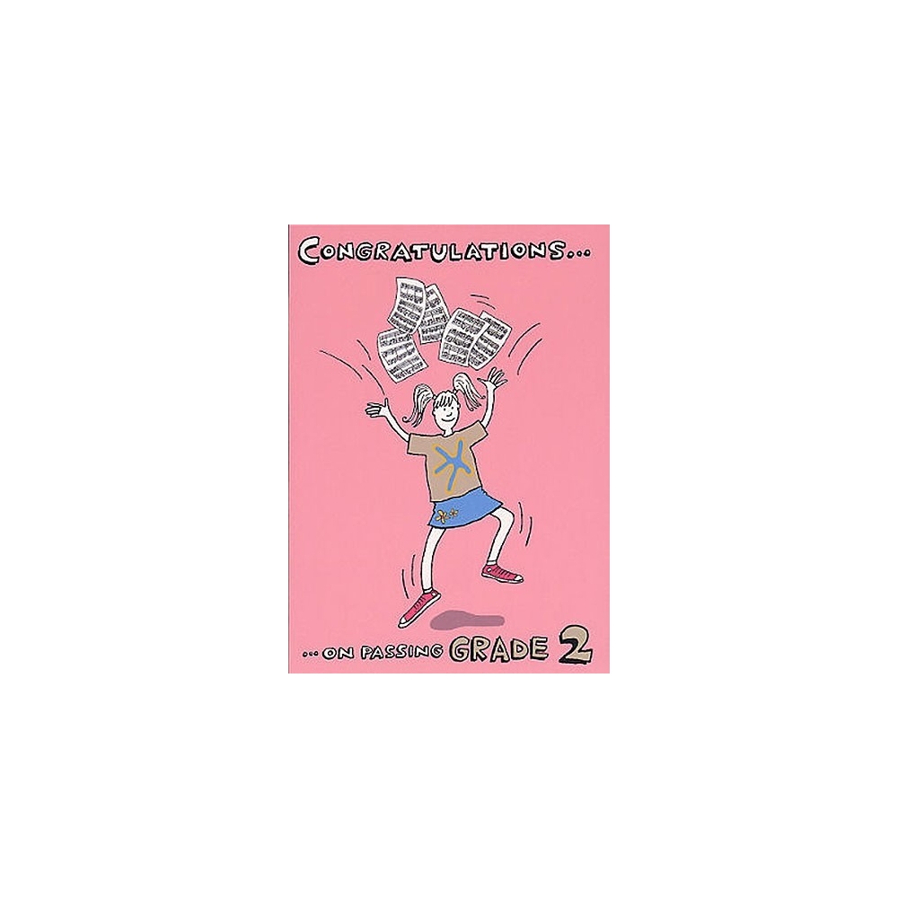 Music Gallery: Congratulations Card Grade 2 (Girl)