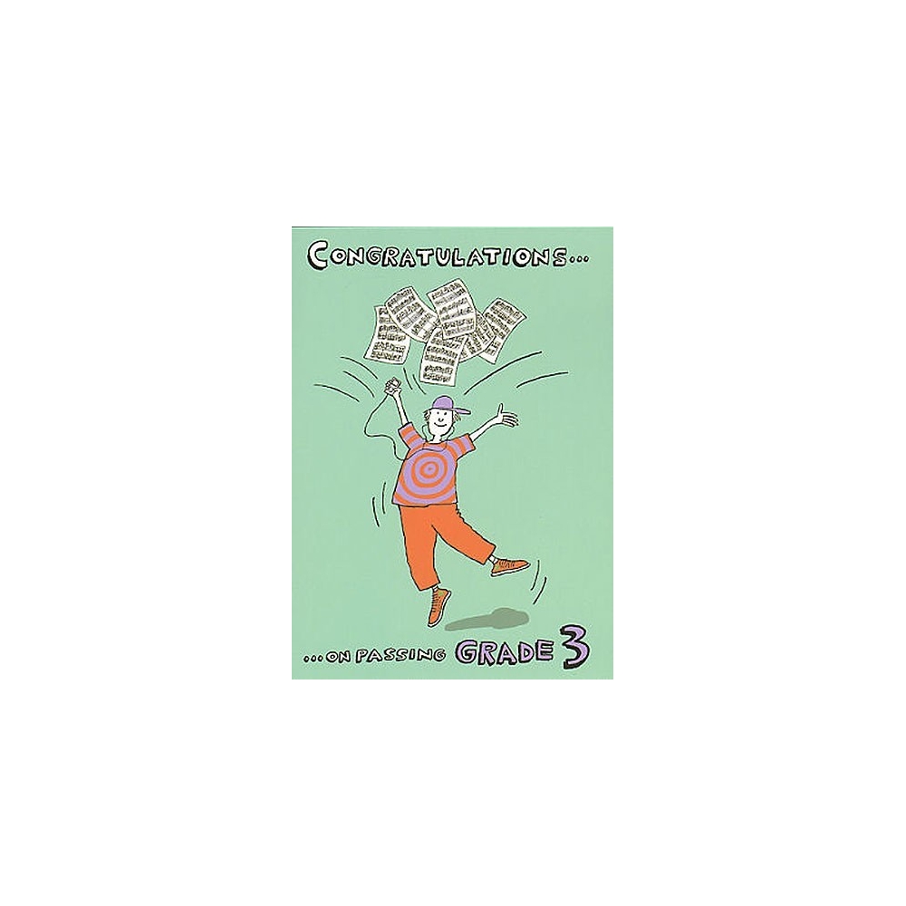 Music Gallery: Congratulations Card-Grade 3 (Boy)