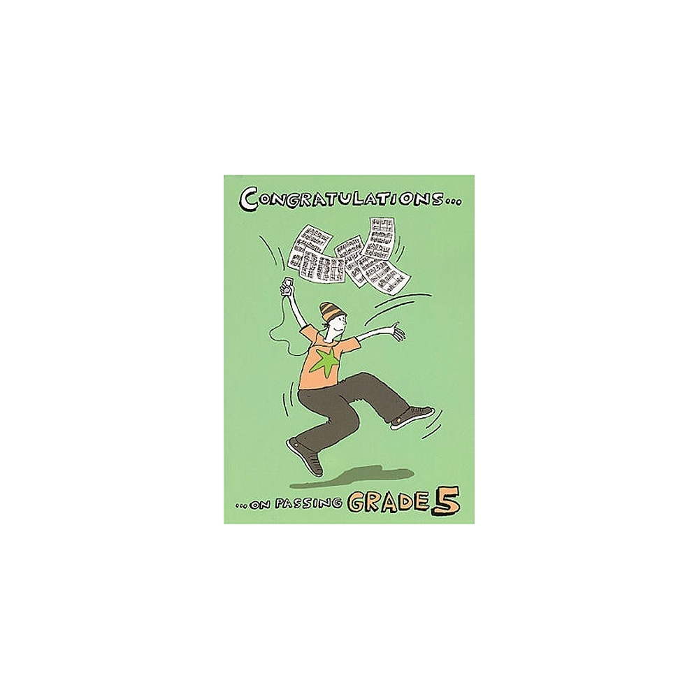 Music Gallery: Congratulations Card-Grade 5 (Boy)
