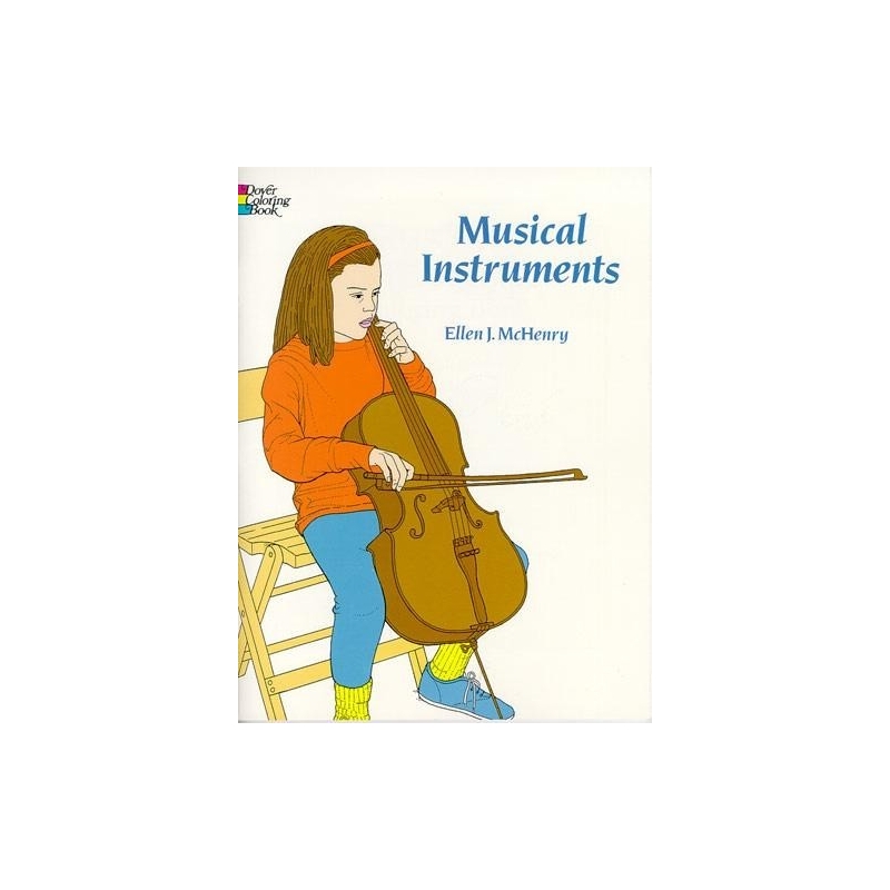 Musical Instruments Colouring Book