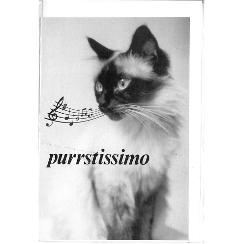 Purrstissimo - Birthday Card