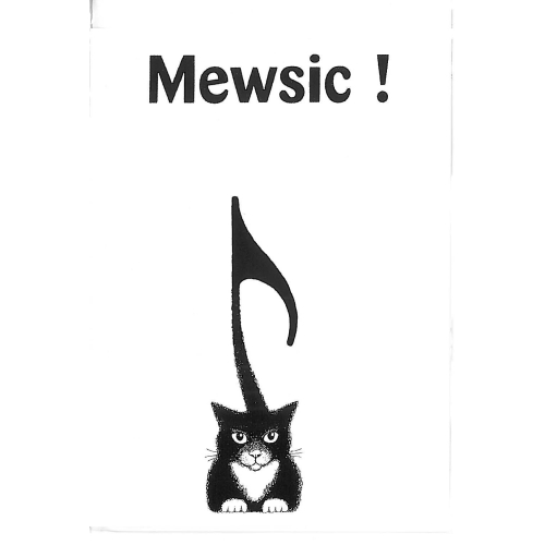 Mewsic! Birthday Card