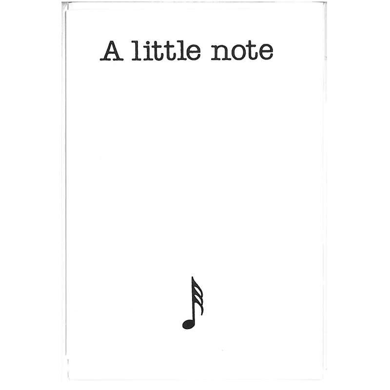 A little Note Card