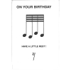On Your Birthday Have a Little Rest! Birthday Card