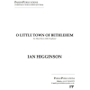 Higginson, Ian - O Little Town of Bethlehem (SAB & Keyboard)