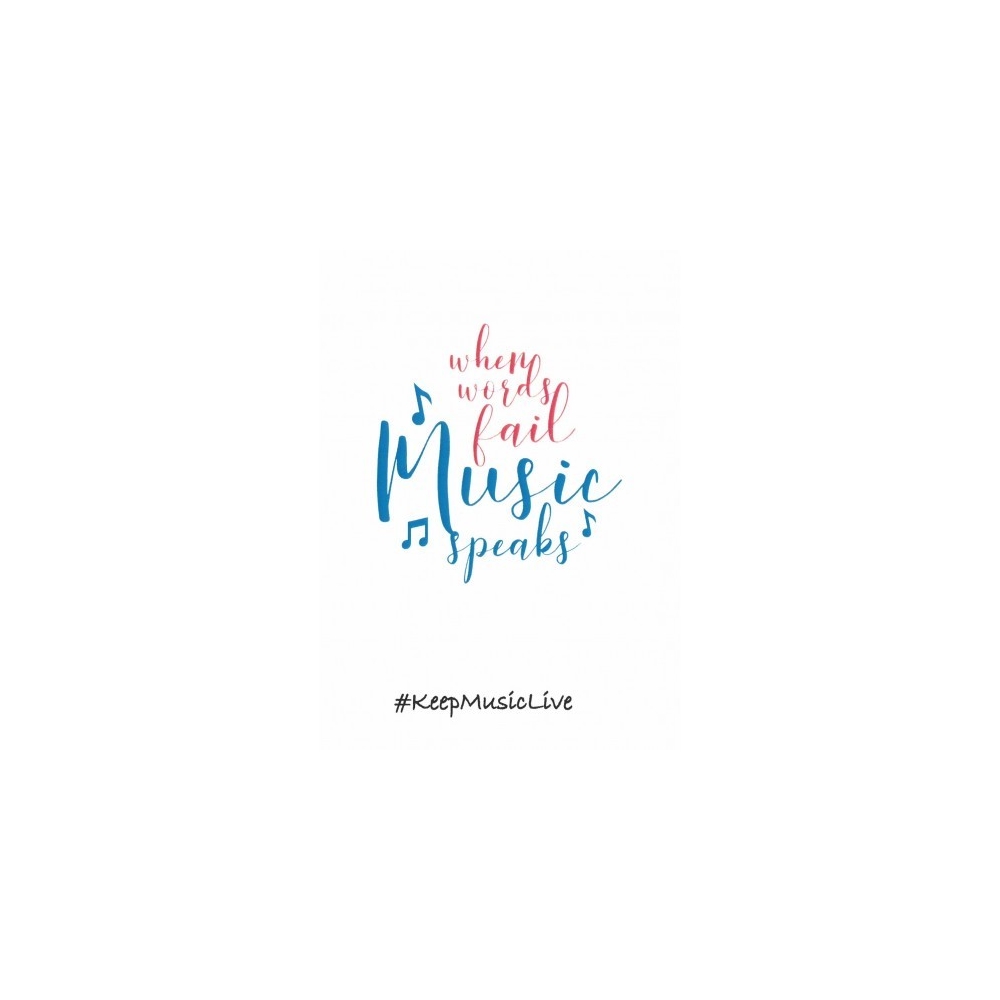 When Words Fail - Keep Music Live (6 Christmas cards)