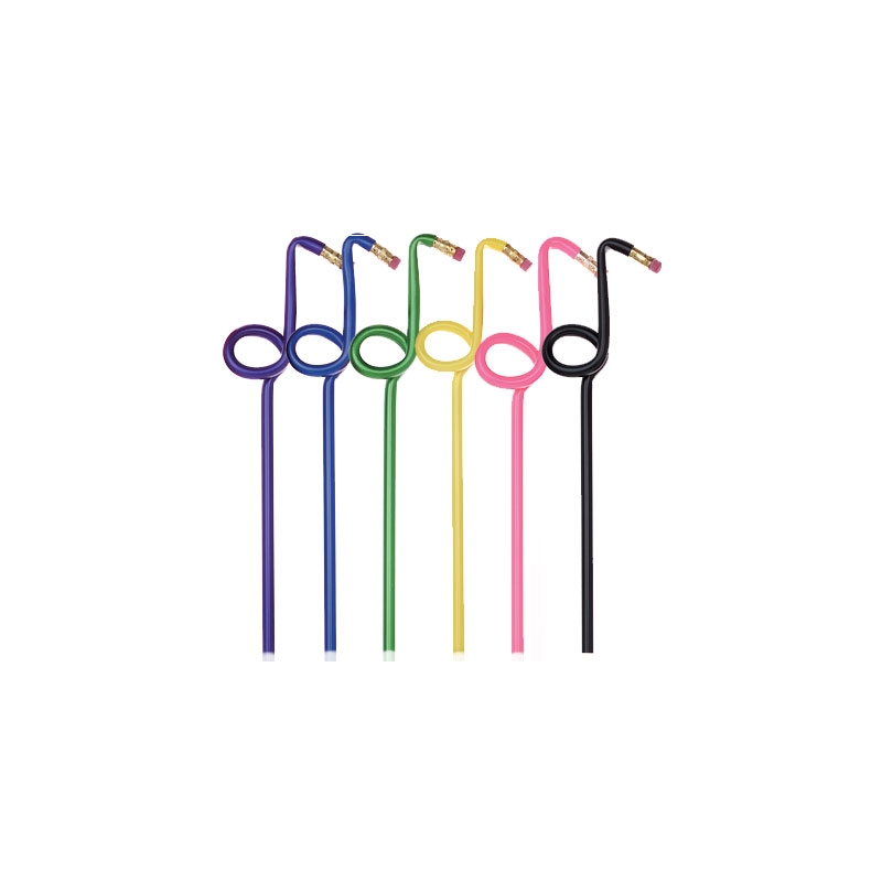 Bentcil Quaver Black 5 Pack Of Pencils
