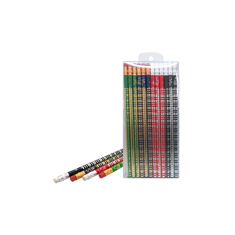24 Pack HB Pencils Rubber Top