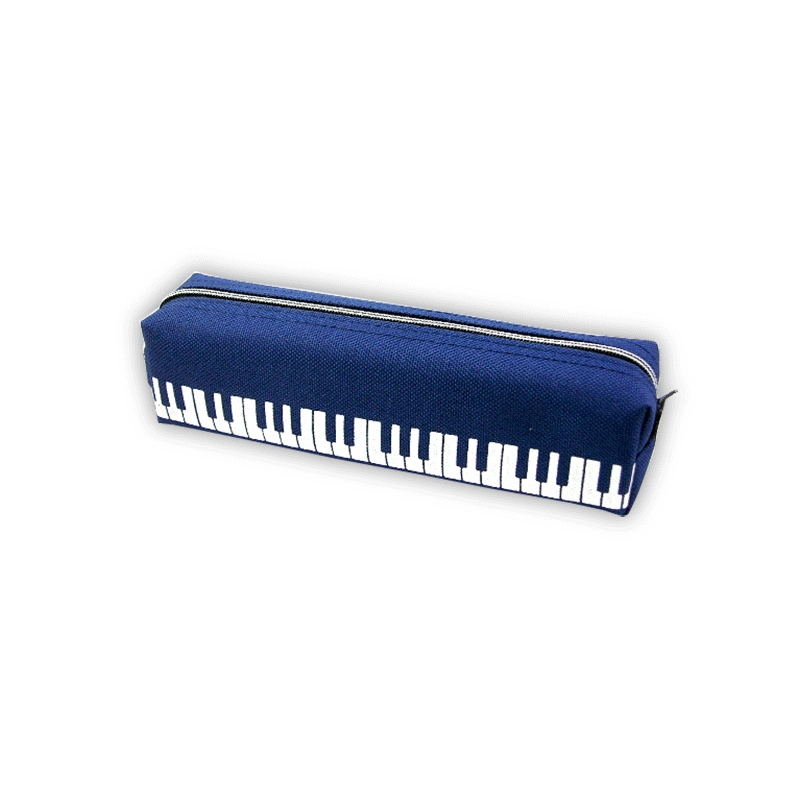Blue Keyboard Design Pencil Case