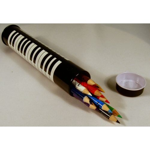 12 Colour Pencils In Keyboard Tin