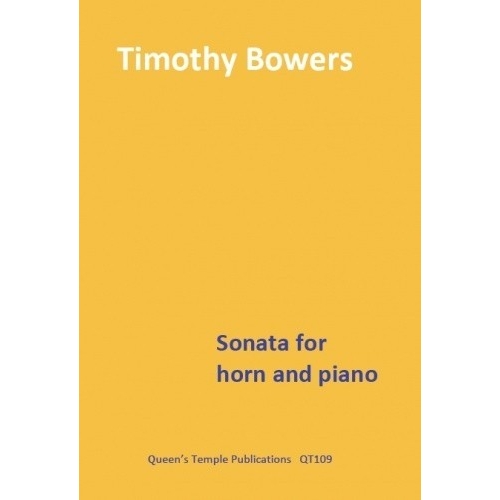 Sonata for horn and piano - Timothy Bowers