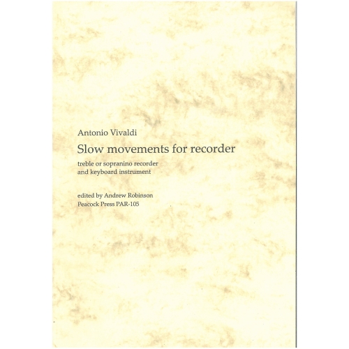 Vivaldi, Antonio - Slow Movements for Recorder