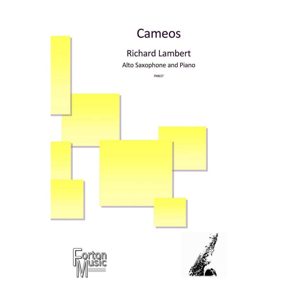 Lambert, R. - Cameos for Alto Saxophone