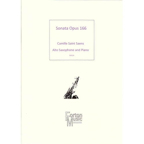 Saint-Saens, Camille - Sonata Op. 166 (Alto Saxophone & Piano)