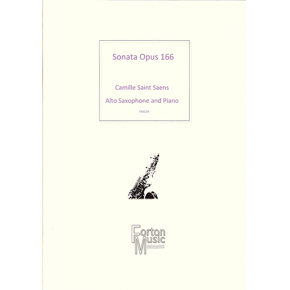 Saint-Saens, Camille - Sonata Op. 166 (Alto Saxophone & Piano)