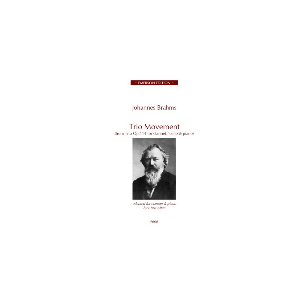 Brahms, Johannes - Trio Movement from Op.114 op.114 