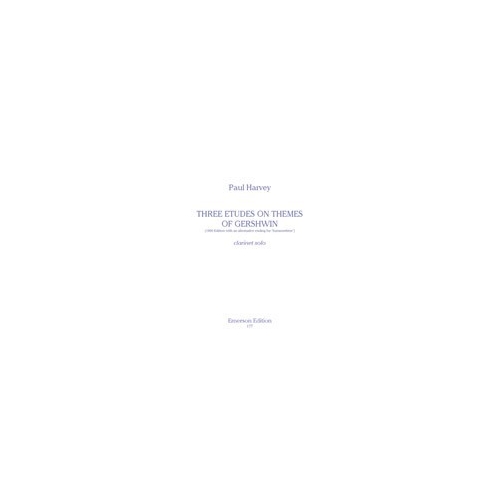 Three Etudes on themes of...