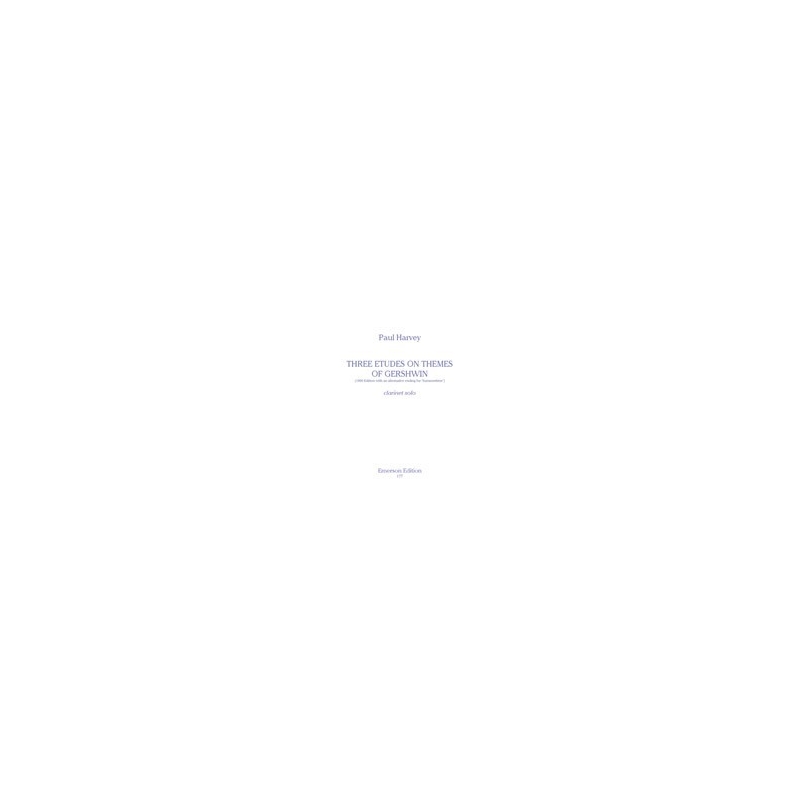 Three Etudes on themes of Gershwin 