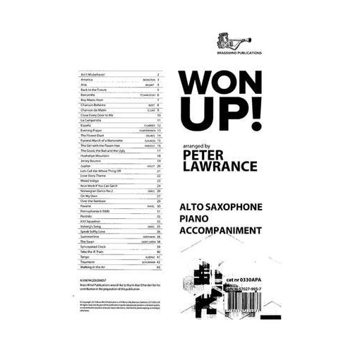 Won Up! for Alto Saxophone (Piano Accompaniment)