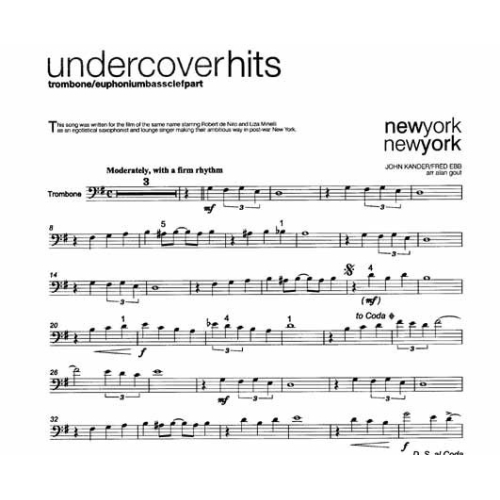 Undercover Hits for Trombone