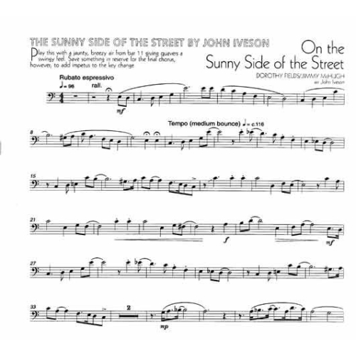 The Sunny Side Of The Street (trombone, bass clef)