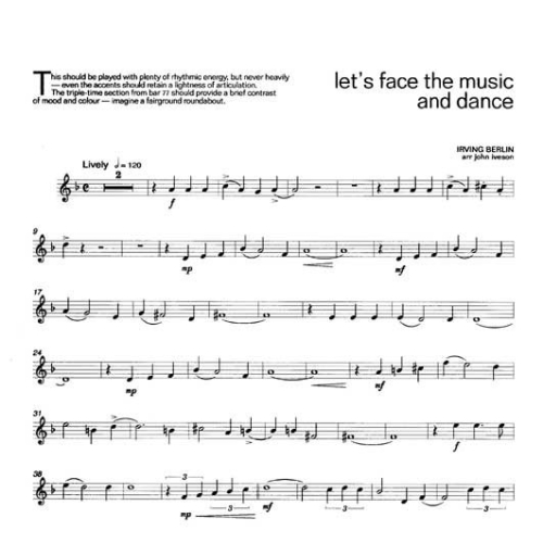 Lets Face the Music for Tuba BC