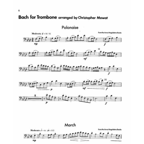 Bach for Trombone