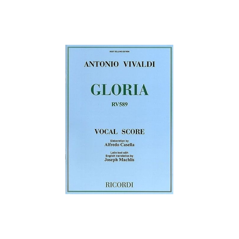 Vivaldi, Antonio - Gloria RV 589 (Ricordi Vocal Score)