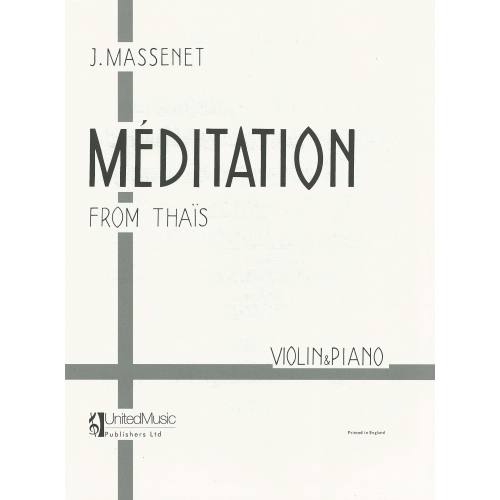 Massenet, Jules - Meditation (from Thais)