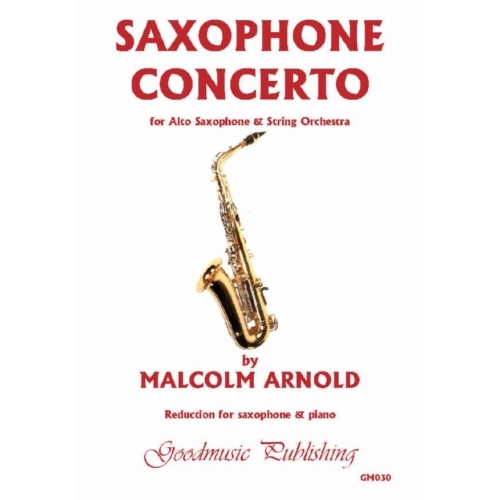 Arnold, M. - Saxophone Concerto, arr. Ellis