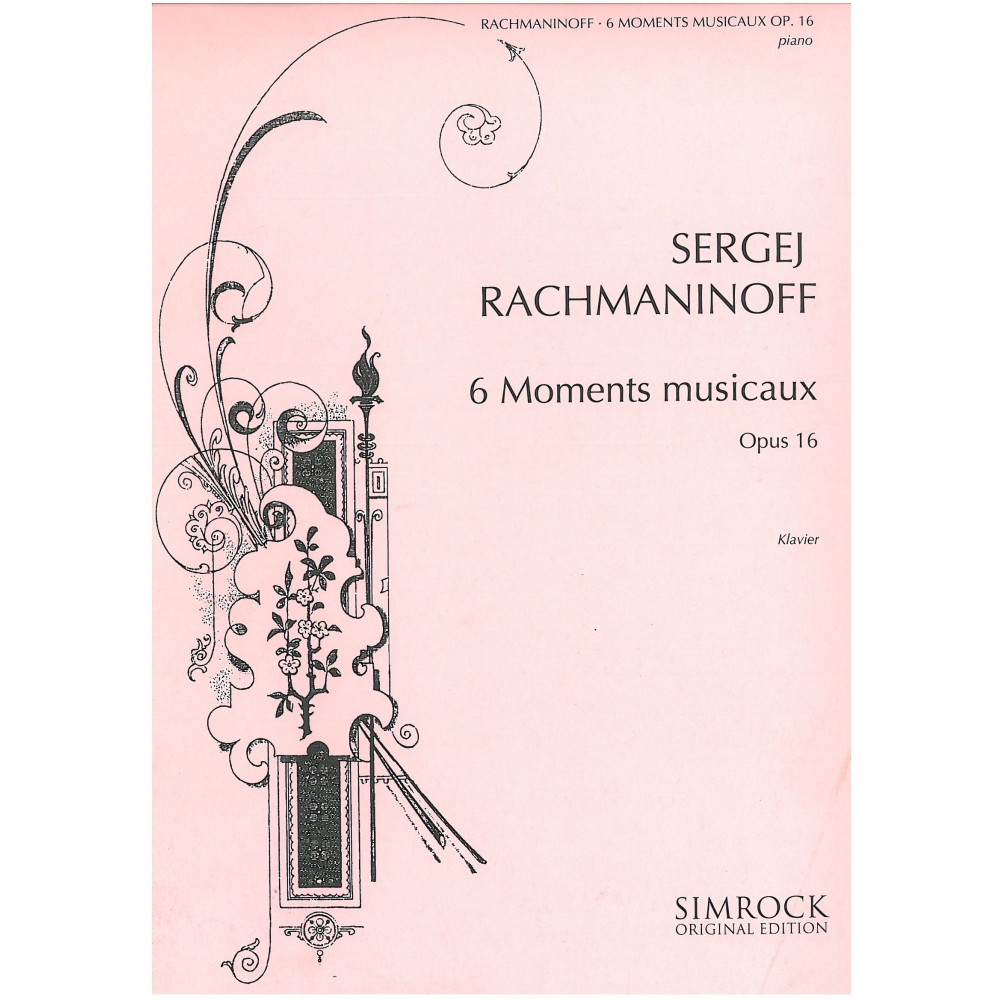 Rachmaninoff, Sergei Wassiljewitsch - Six Moments musicaux op. 16 