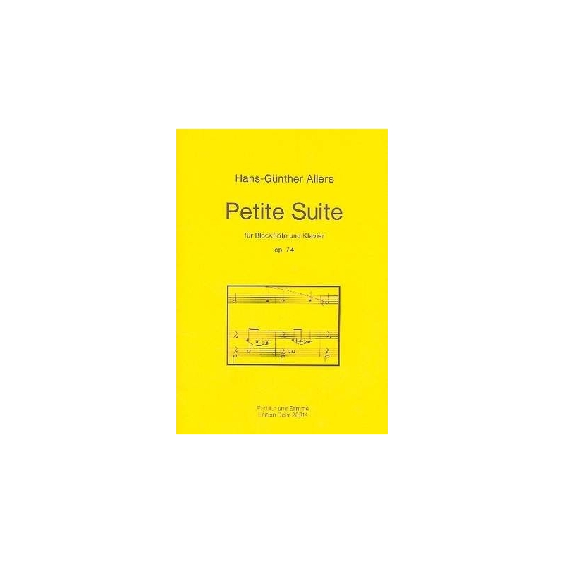 Allers, Hans-Guenther - Petite Suite op. 74