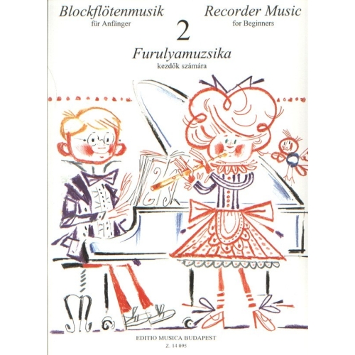 Recorder Music For Beginners, Vol 2 - (for treble recorder with piano accompaniment)