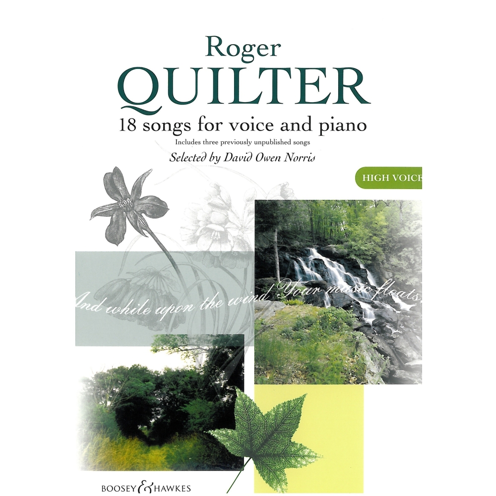 Quilter, Roger - 18 Songs for High Voice