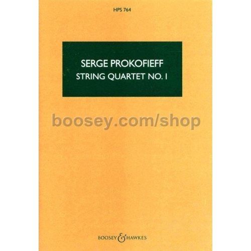 Prokofiev, Serge - String Quartet No. 1 op. 50