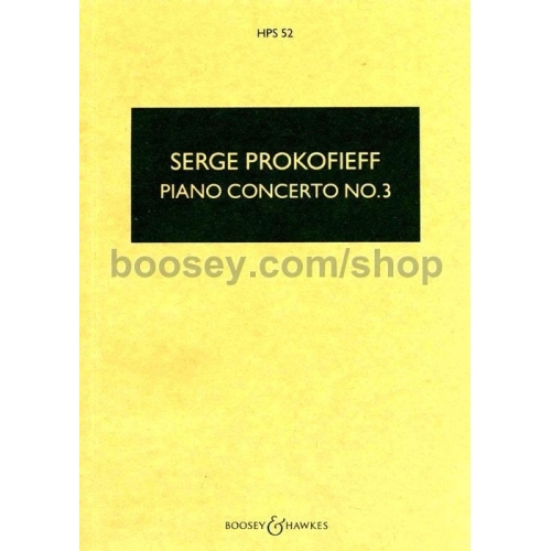 Prokofiev, Serge - Piano Concerto No. 3 in C major op. 26