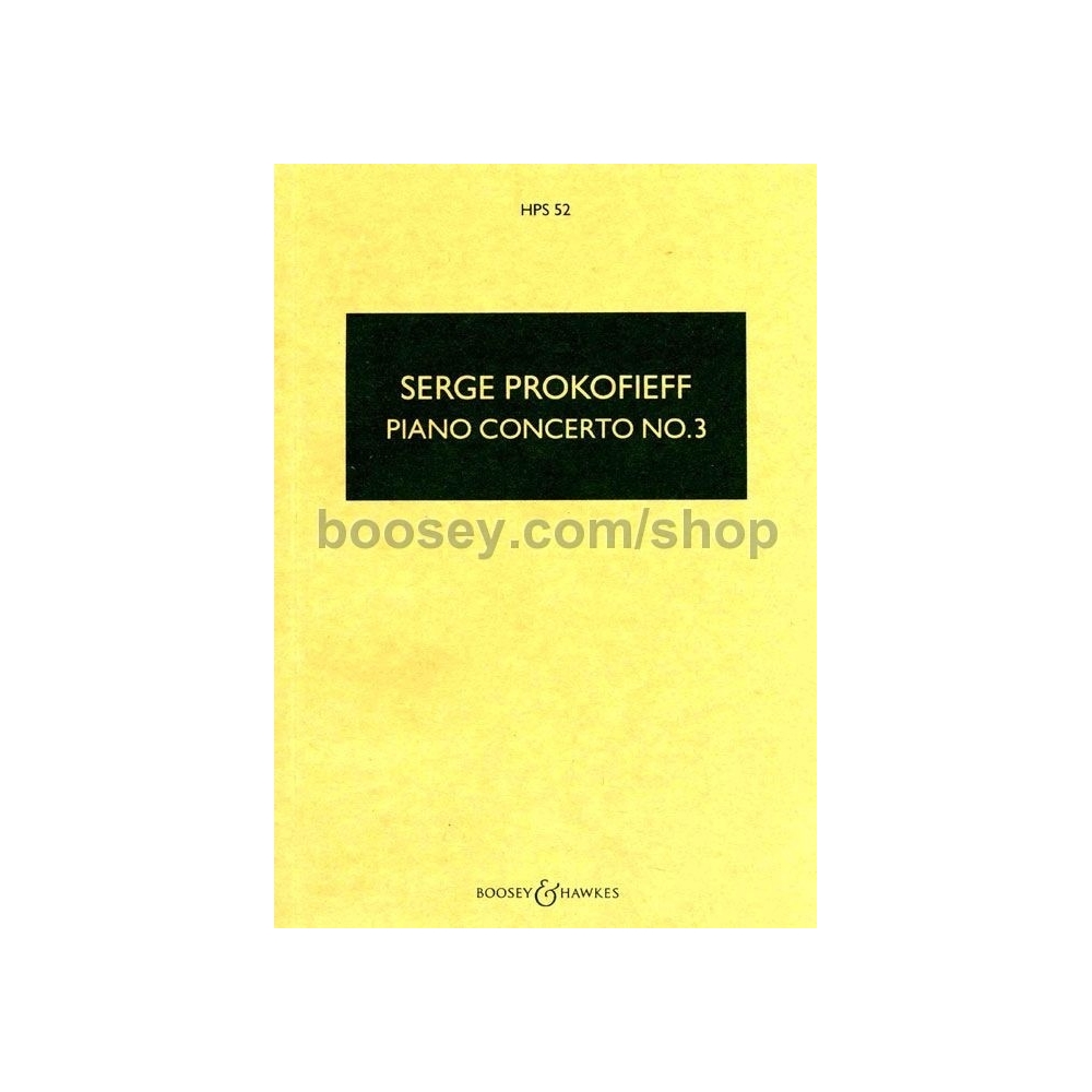 Prokofiev, Serge - Piano Concerto No. 3 in C major op. 26