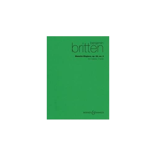 Britten, Benjamin - Mazurka Elegiaca op. 23/2