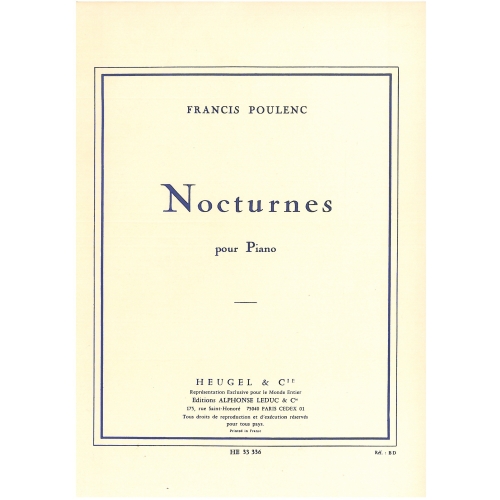 Poulenc, Francis - 8 Nocturnes