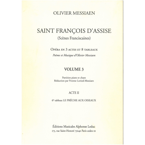 Messiaen, Olivier - Saint Francois d'Assise Vol 3