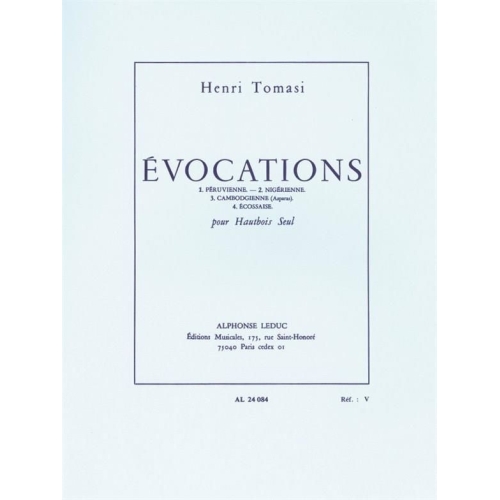 Tomasi, Henri - Evocations