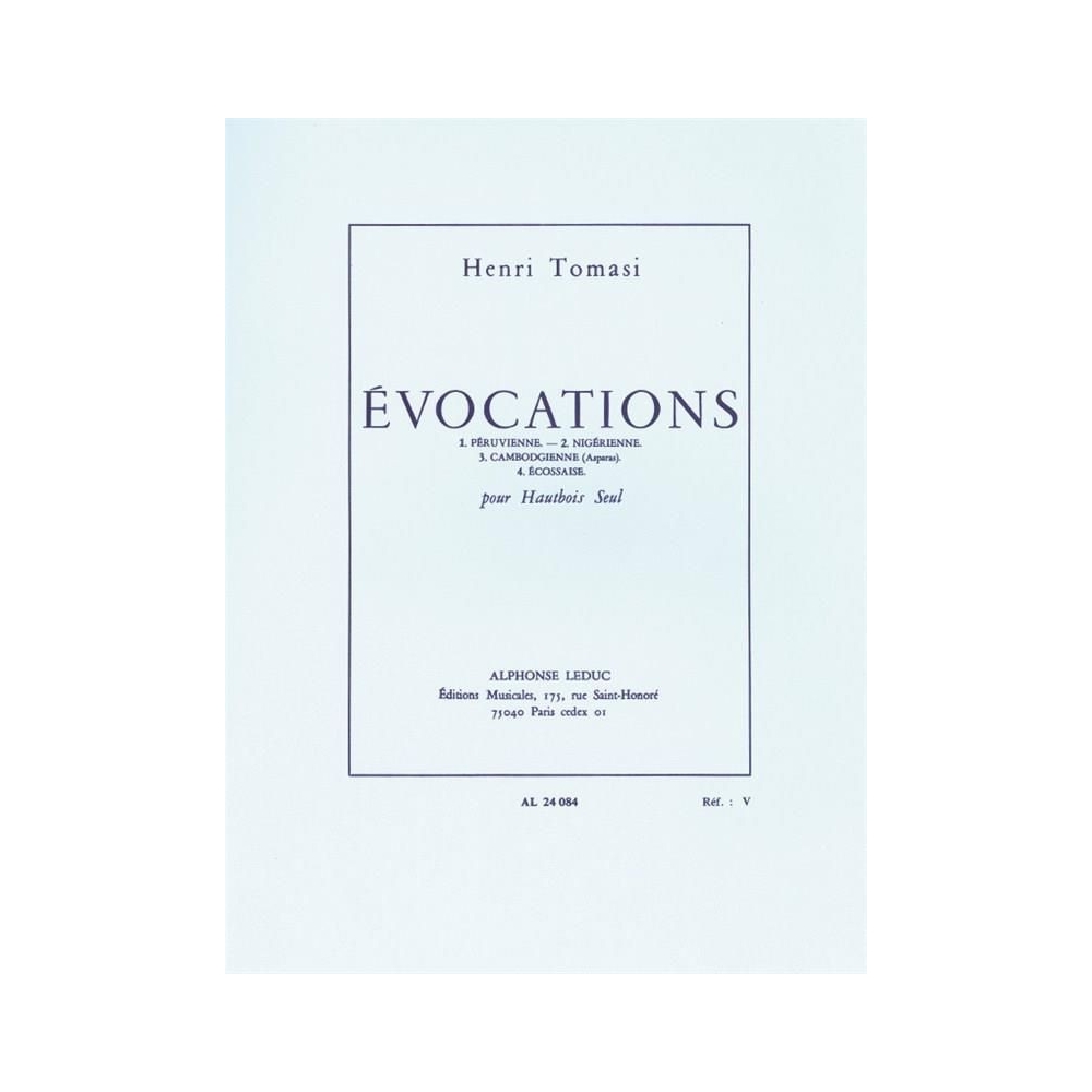 Tomasi, Henri - Evocations