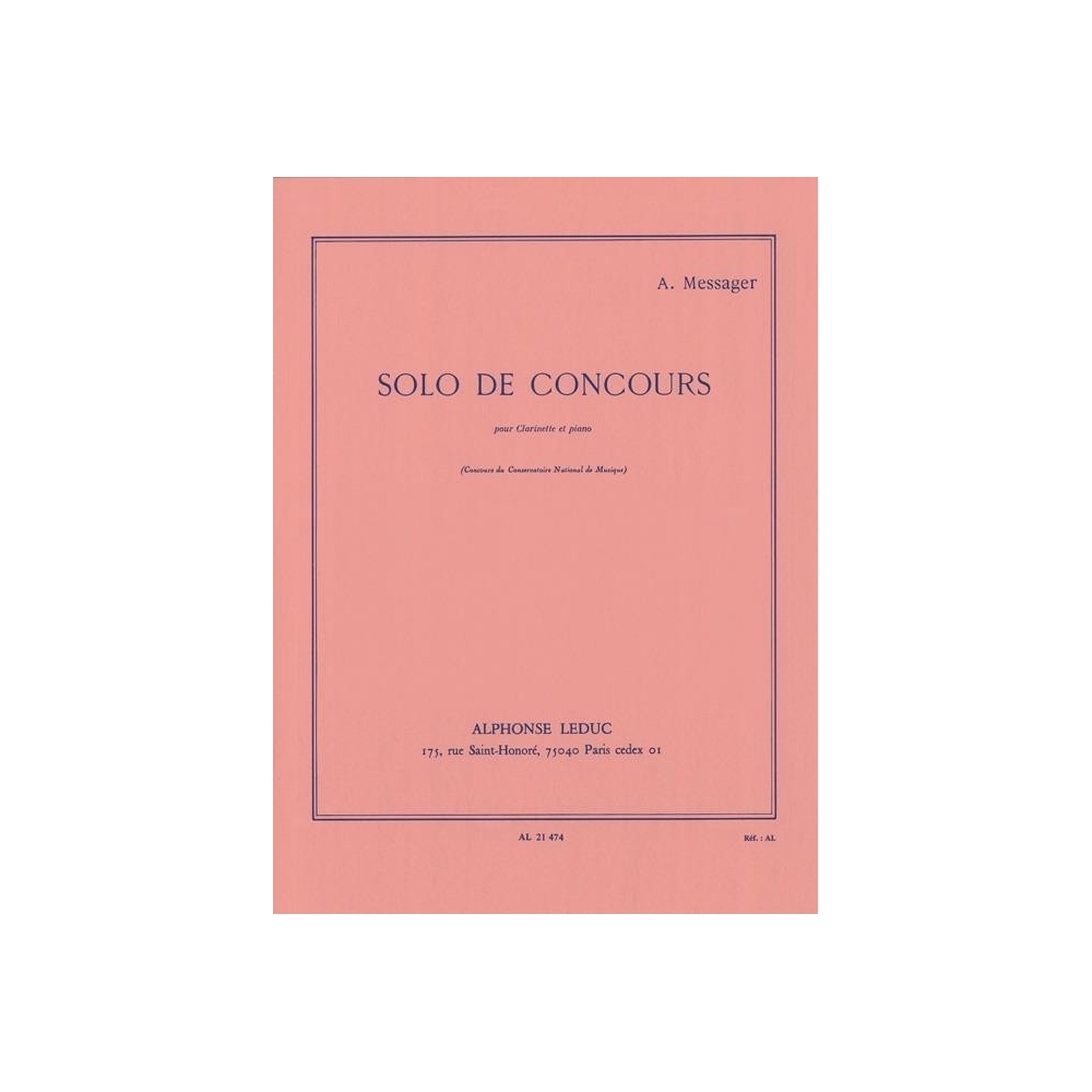 Messager, André - Solo De Concours