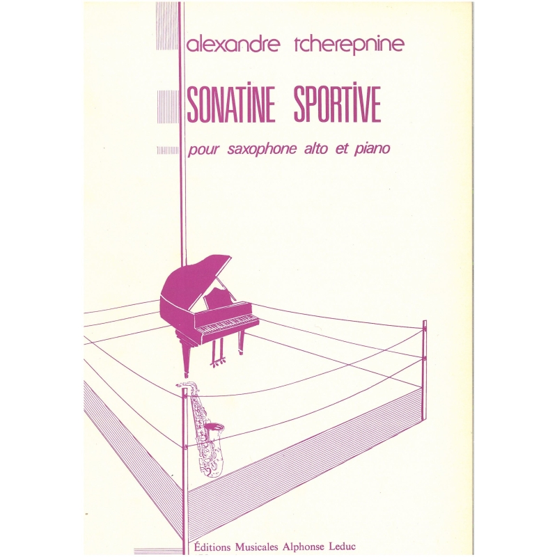 Tcherepnin, Alexander - Sonatine Sportive For Alto Saxophone And Piano