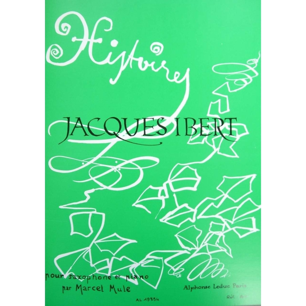 Ibert, Jacques - Histoires Pour Saxophone Et Piano