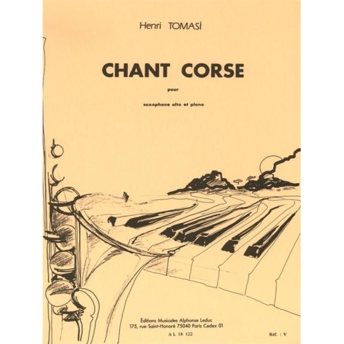 Tomasi - Chant Corse for...