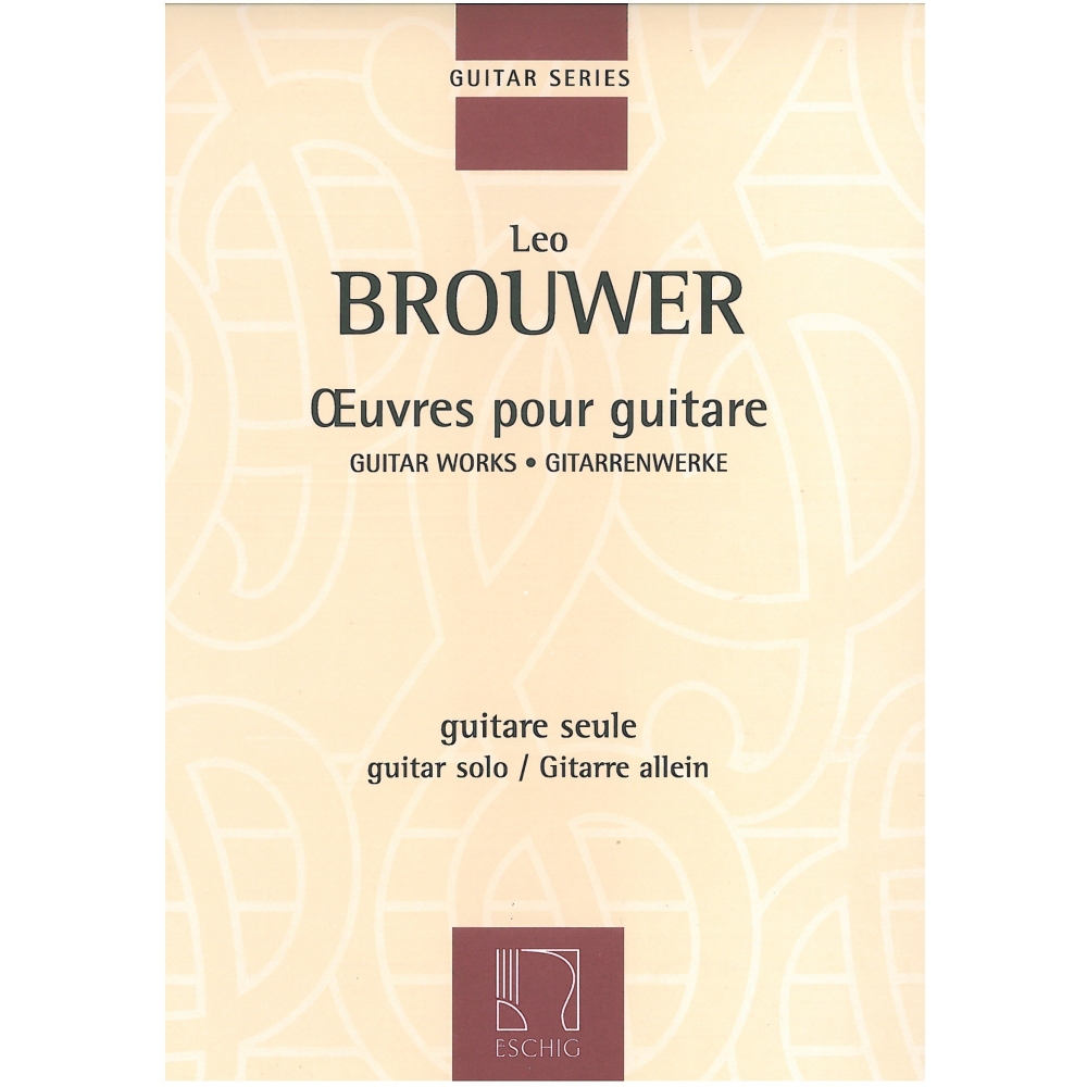 Brouwer, Leo - Œuvres pour guitare