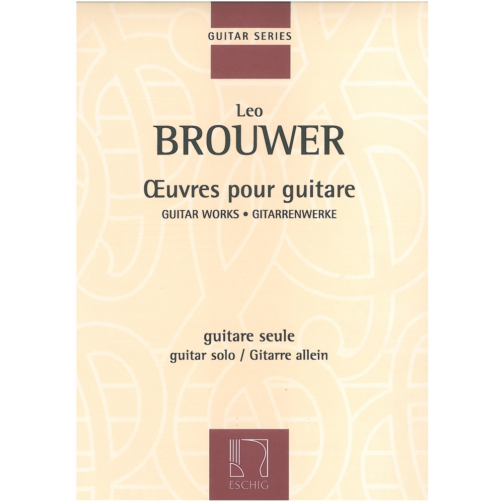 Brouwer, Leo - Oeuvres pour Guitare